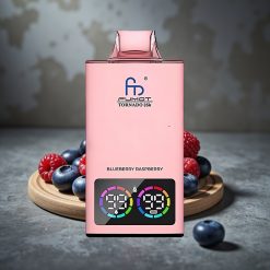 Fumot Tornado 35K Disposable Vape Dvojitá Mriežka, Čučoriedka Malina, 35000 Fajk