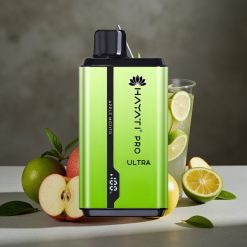 Hayati Pro Ultra 15000 Puffs Disposable Vape Jablkový Mojito 2x12ml 2%