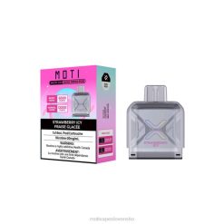 MOTI Vape Flavors XP2F95 | MOTI Go Pro jednorazový pod jahodový ľadový